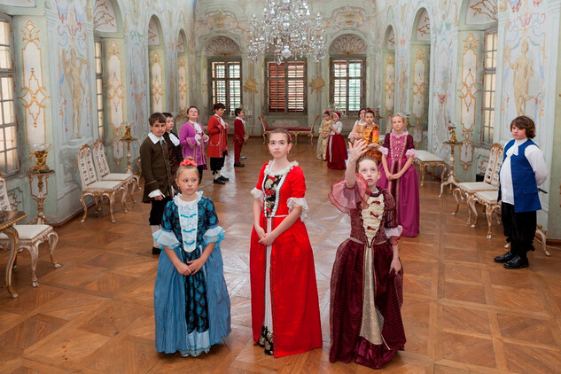 Řetězové provázení na zámku Jaroměřice nad Rokytnou
